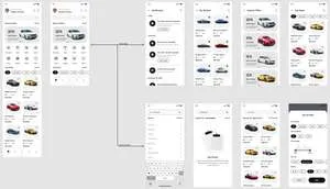 Car Marketplace App Design thumbnail